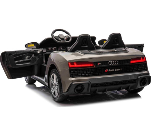 Дитяча акумуляторна машинка Audi Spyder R8 LIFT Сіра