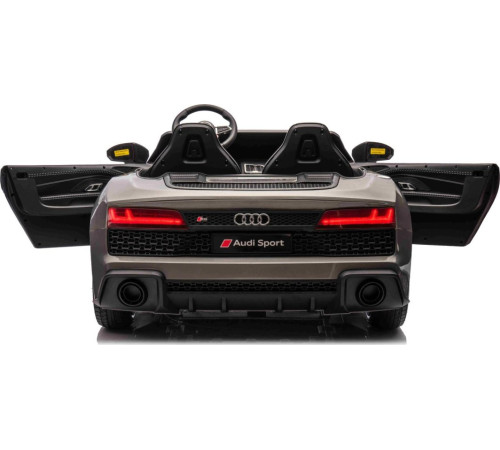 Дитяча акумуляторна машинка Audi Spyder R8 LIFT Сіра
