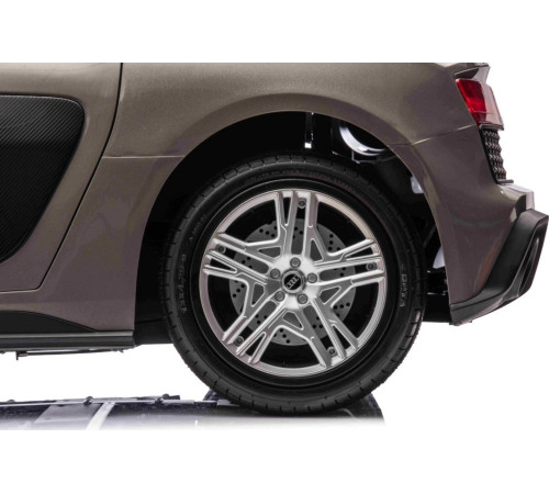 Дитяча акумуляторна машинка Audi Spyder R8 LIFT Сіра