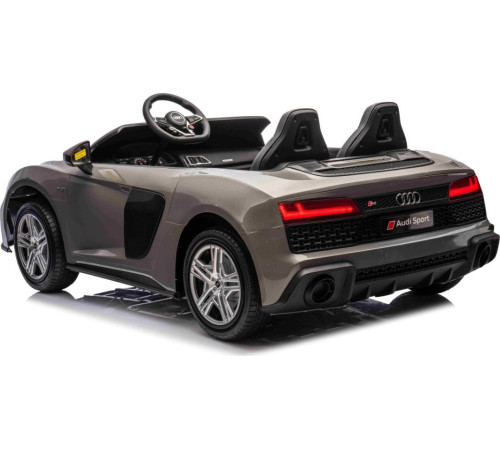 Дитяча акумуляторна машинка Audi Spyder R8 LIFT Сіра