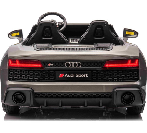 Дитяча акумуляторна машинка Audi Spyder R8 LIFT Сіра