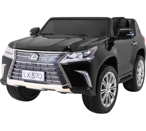 Дитяча акумуляторна машинка Lexus LX570 Чорна