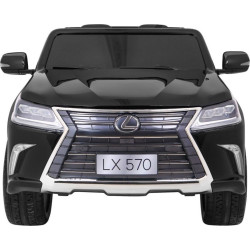 Дитяча акумуляторна машинка Lexus LX570 Чорна