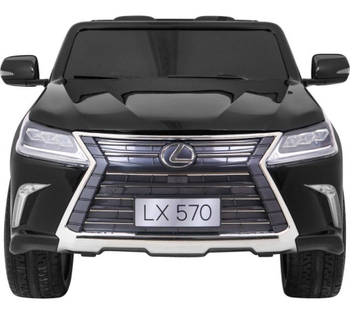 Дитяча акумуляторна машинка Lexus LX570 Чорна