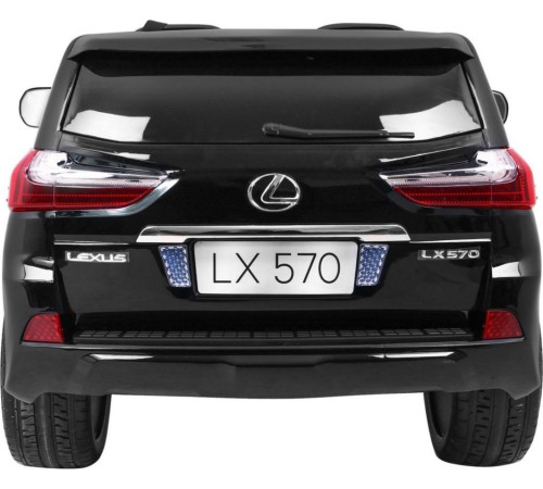 Дитяча акумуляторна машинка Lexus LX570 Чорна