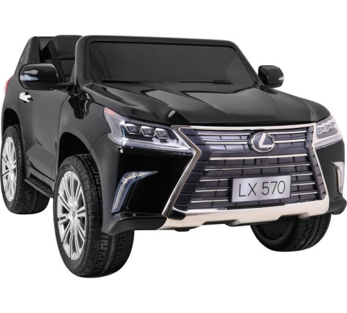 Дитяча акумуляторна машинка Lexus LX570 Чорна