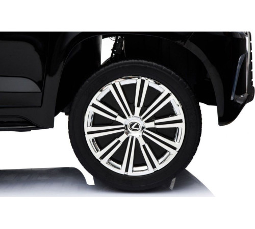 Дитяча акумуляторна машинка Lexus LX570 Чорна