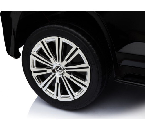 Дитяча акумуляторна машинка Lexus LX570 Чорна