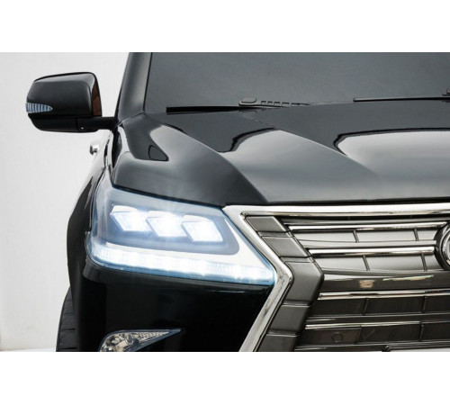 Дитяча акумуляторна машинка Lexus LX570 Чорна