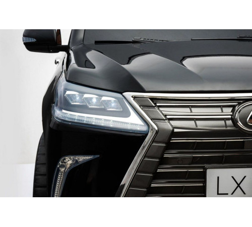 Дитяча акумуляторна машинка Lexus LX570 Чорна