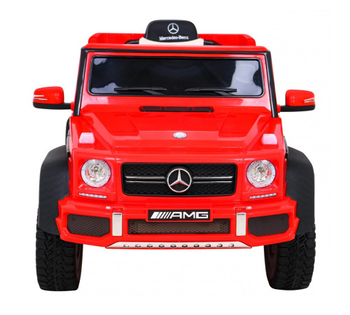 Дитяча акумуляторна машинка Mercedes G63 AMG Червона Дитяча акумуляторна машинка Mercedes G63 AMG Червона