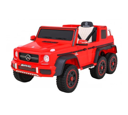 Дитяча акумуляторна машинка Mercedes G63 AMG Червона Дитяча акумуляторна машинка Mercedes G63 AMG Червона