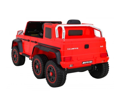 Дитяча акумуляторна машинка Mercedes G63 AMG Червона Дитяча акумуляторна машинка Mercedes G63 AMG Червона