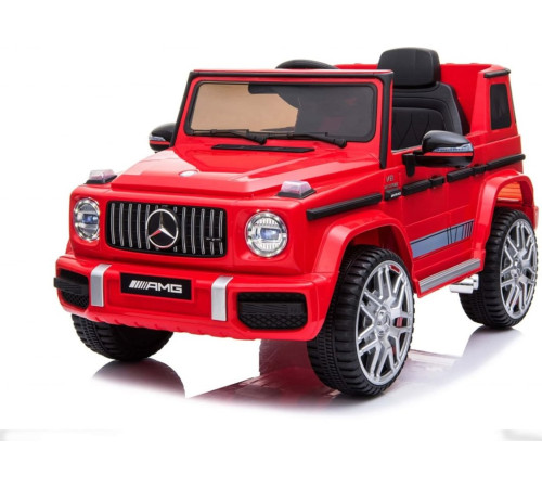 Дитяча акумуляторна машинка Mercedes AMG G63 Червона Дитяча акумуляторна машинка Mercedes AMG G63 Червона