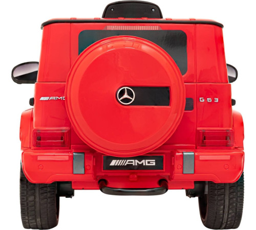 Дитяча акумуляторна машинка Mercedes AMG G63 Червона Дитяча акумуляторна машинка Mercedes AMG G63 Червона