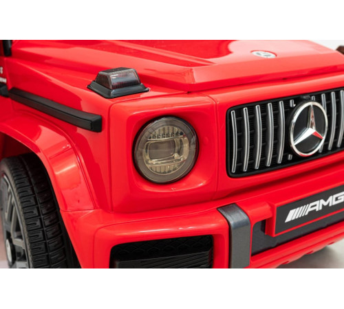 Дитяча акумуляторна машинка Mercedes AMG G63 Червона Дитяча акумуляторна машинка Mercedes AMG G63 Червона