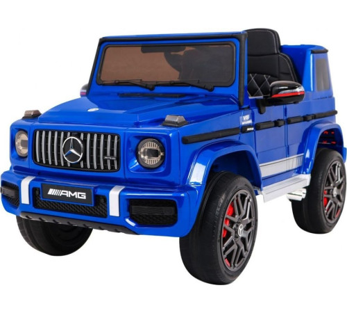 Дитяча акумуляторна машинка Mercedes AMG G63 Синя