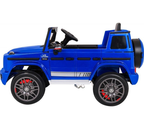 Дитяча акумуляторна машинка Mercedes AMG G63 Синя