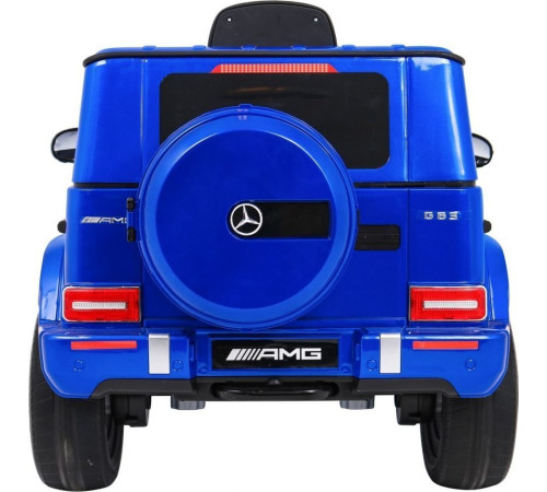 Дитяча акумуляторна машинка Mercedes AMG G63 Синя