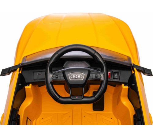 Дитяча акумуляторна машинка Audi SQ8 Жовта