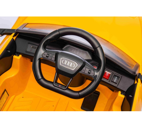 Дитяча акумуляторна машинка Audi SQ8 Жовта