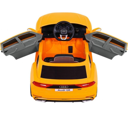 Дитяча акумуляторна машинка Audi Q8 Жовта Дитяча акумуляторна машинка Audi Q8 Жовта