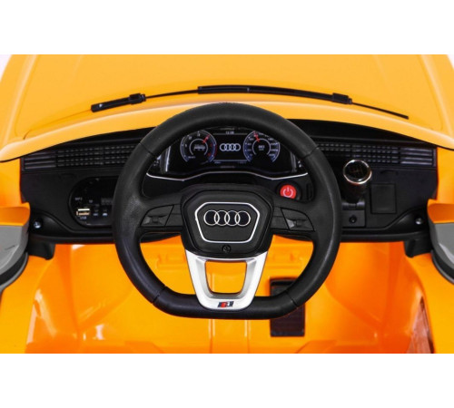 Дитяча акумуляторна машинка Audi Q8 Жовта Дитяча акумуляторна машинка Audi Q8 Жовта