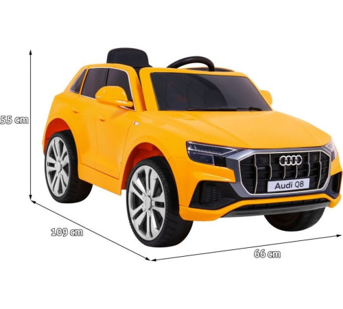 Дитяча акумуляторна машинка Audi Q8 Жовта Дитяча акумуляторна машинка Audi Q8 Жовта