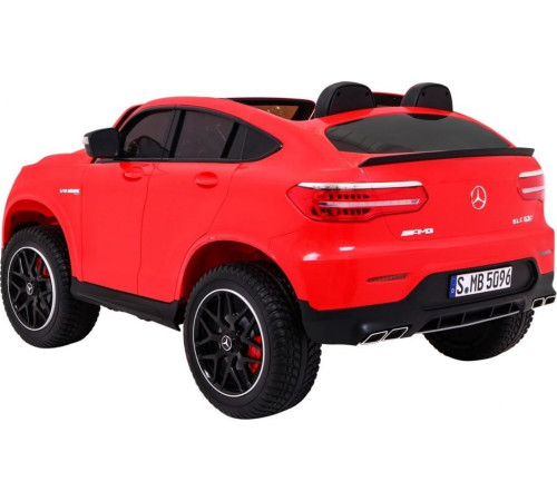 Дитяча акумуляторна машинка Mercedes GLC 63S Червона Дитяча акумуляторна машинка Mercedes GLC 63S Червона