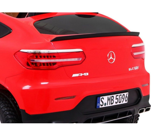 Дитяча акумуляторна машинка Mercedes GLC 63S Червона Дитяча акумуляторна машинка Mercedes GLC 63S Червона