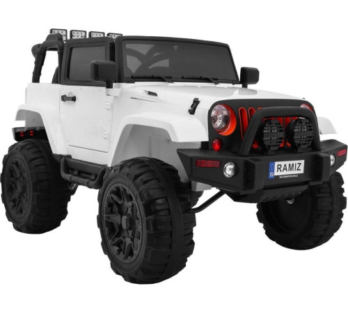 Дитяча акумуляторна машинка All Terrain Біла Дитяча акумуляторна машинка All Terrain Біла