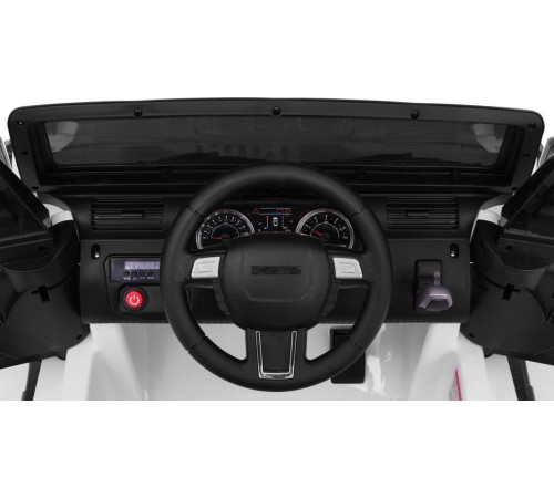 Дитяча акумуляторна машинка All Terrain Біла Дитяча акумуляторна машинка All Terrain Біла