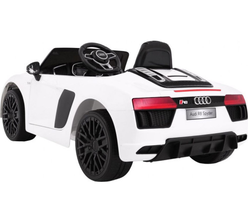 Дитяча акумуляторна машинка Audi R8 Spyder Біла Дитяча акумуляторна машинка Audi R8 Spyder Біла