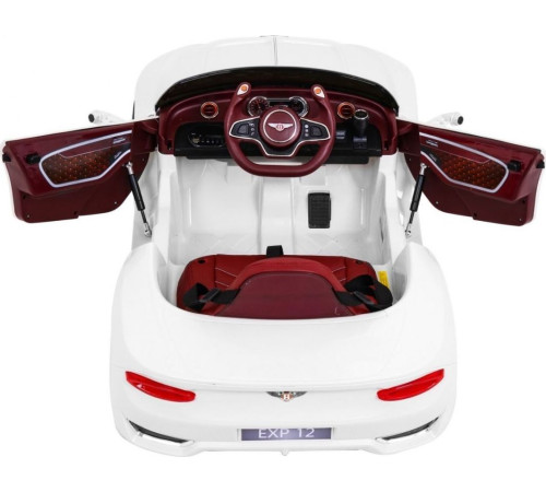 Дитяча акумуляторна машинка Bentley EXP 12 Біла Дитяча акумуляторна машинка Bentley EXP 12 Біла