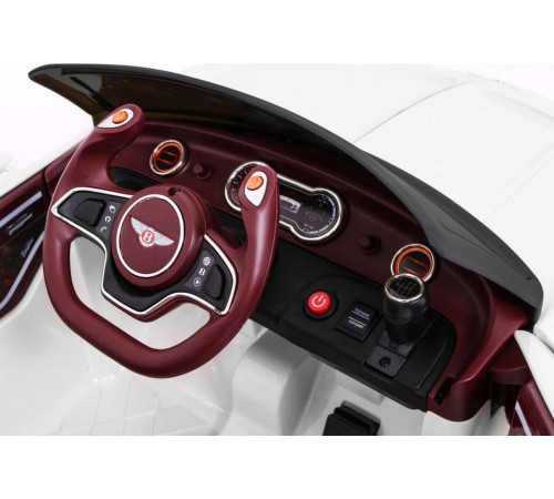 Дитяча акумуляторна машинка Bentley EXP 12 Біла Дитяча акумуляторна машинка Bentley EXP 12 Біла