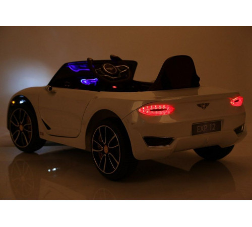 Дитяча акумуляторна машинка Bentley EXP 12 Біла Дитяча акумуляторна машинка Bentley EXP 12 Біла