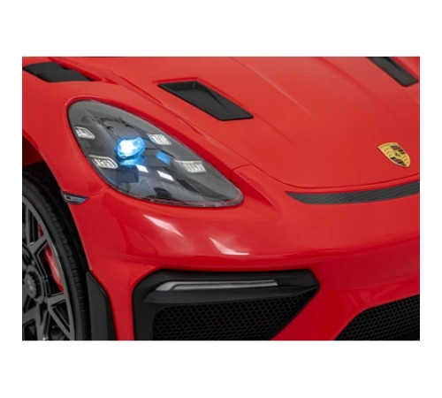 Дитяча акумуляторна машинка Porsche 718 MP4 Червона Дитяча акумуляторна машинка Porsche 718 MP4 Червона