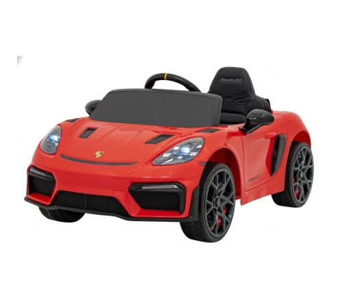 Дитяча акумуляторна машинка Porsche 718 MP4 Червона Дитяча акумуляторна машинка Porsche 718 MP4 Червона