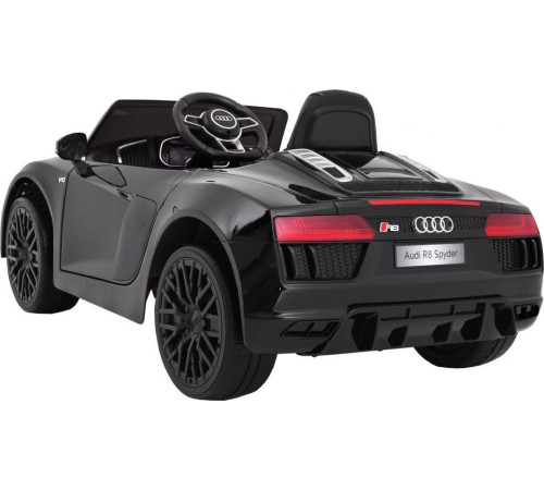 Дитяча акумуляторна машинка Audi R8 Чорна Дитяча акумуляторна машинка Audi R8 Чорна