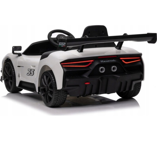 Дитяча акумуляторна машинка Maserati MC20 GT2 Біла Дитяча акумуляторна машинка Maserati MC20 GT2 Біла