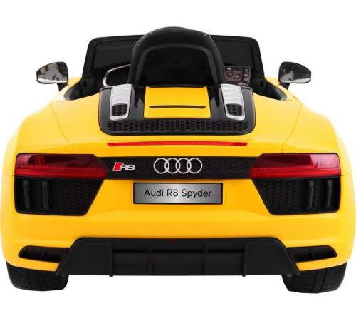 Дитяча акумуляторна машинка Audi R8 Spyder Жовта Дитяча акумуляторна машинка Audi R8 Spyder Жовта