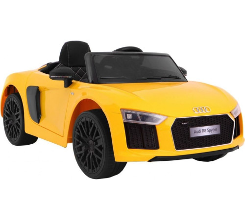 Дитяча акумуляторна машинка Audi R8 Spyder Жовта Дитяча акумуляторна машинка Audi R8 Spyder Жовта