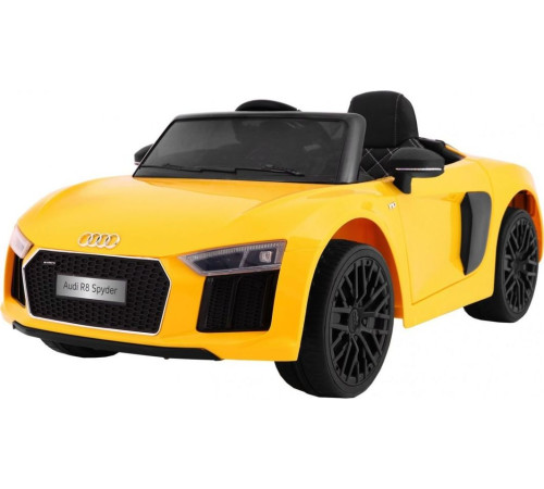 Дитяча акумуляторна машинка Audi R8 Spyder Жовта Дитяча акумуляторна машинка Audi R8 Spyder Жовта