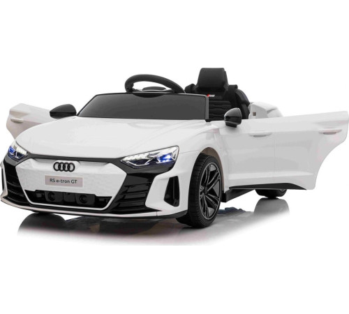 Дитяча акумуляторна машинка Audi RS E-Tron GT Біла Дитяча акумуляторна машинка Audi RS E-Tron GT Біла