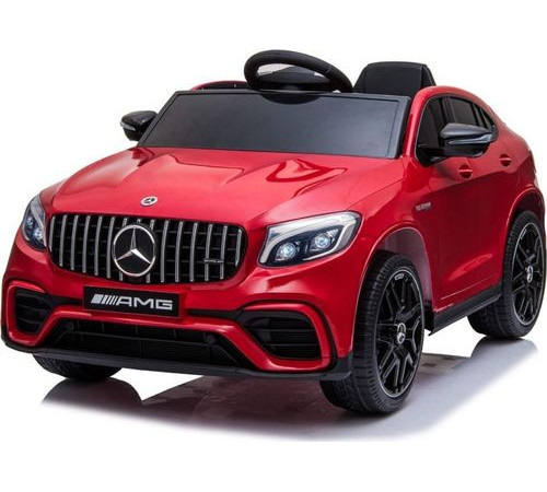 Дитяча акумуляторна машинка Mercedes Benz GLC63S Червона