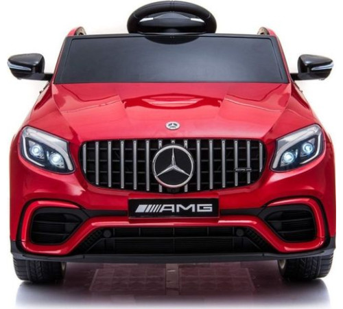 Дитяча акумуляторна машинка Mercedes Benz GLC63S Червона
