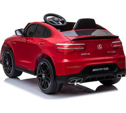Дитяча акумуляторна машинка Mercedes Benz GLC63S Червона