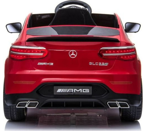 Дитяча акумуляторна машинка Mercedes Benz GLC63S Червона