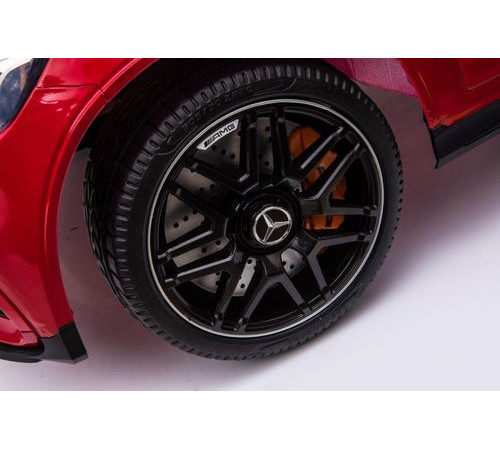 Дитяча акумуляторна машинка Mercedes Benz GLC63S Червона