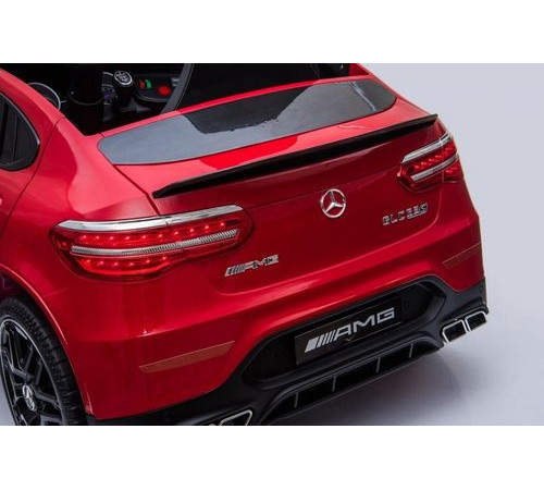 Дитяча акумуляторна машинка Mercedes Benz GLC63S Червона